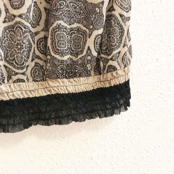 The Limited blouse top size large tan and black - Picture 5 of 7